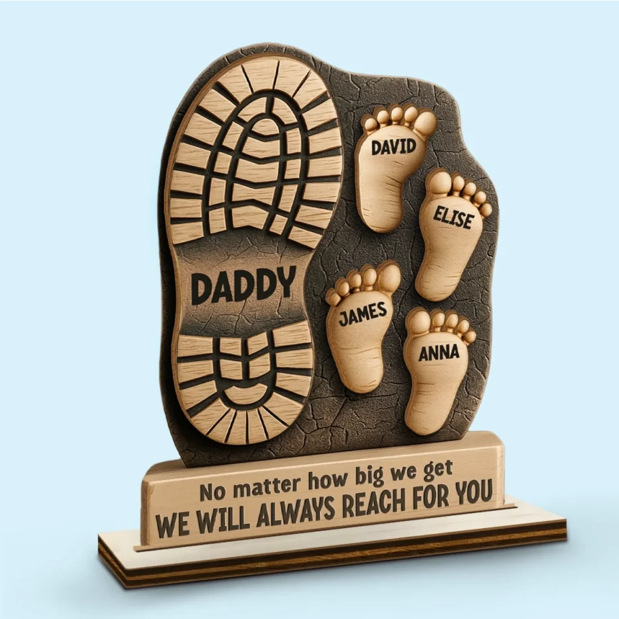 Accepeer | The Legacy Wayfinder Plaque - Personalized Tribute for Dad & Grandpa