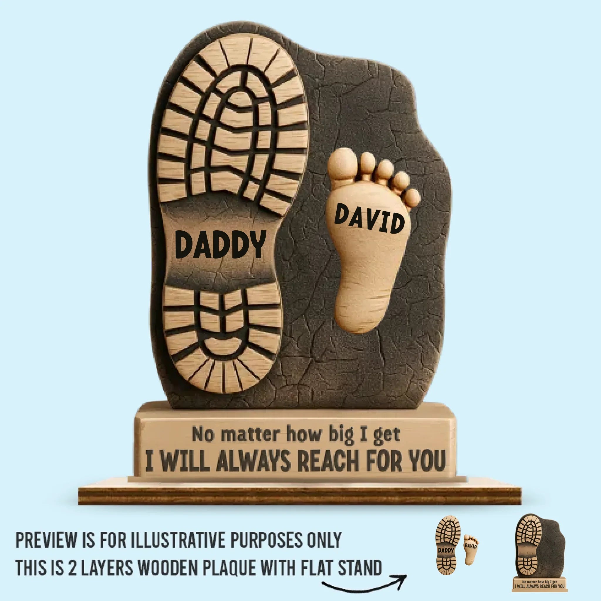 Accepeer | The Legacy Wayfinder Plaque - Personalized Tribute for Dad & Grandpa