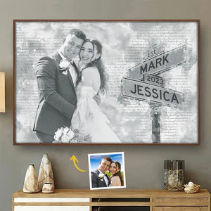 Accepeer | The 'Essential Us' Custom Poster - A Personalized Love Declaration for Couples