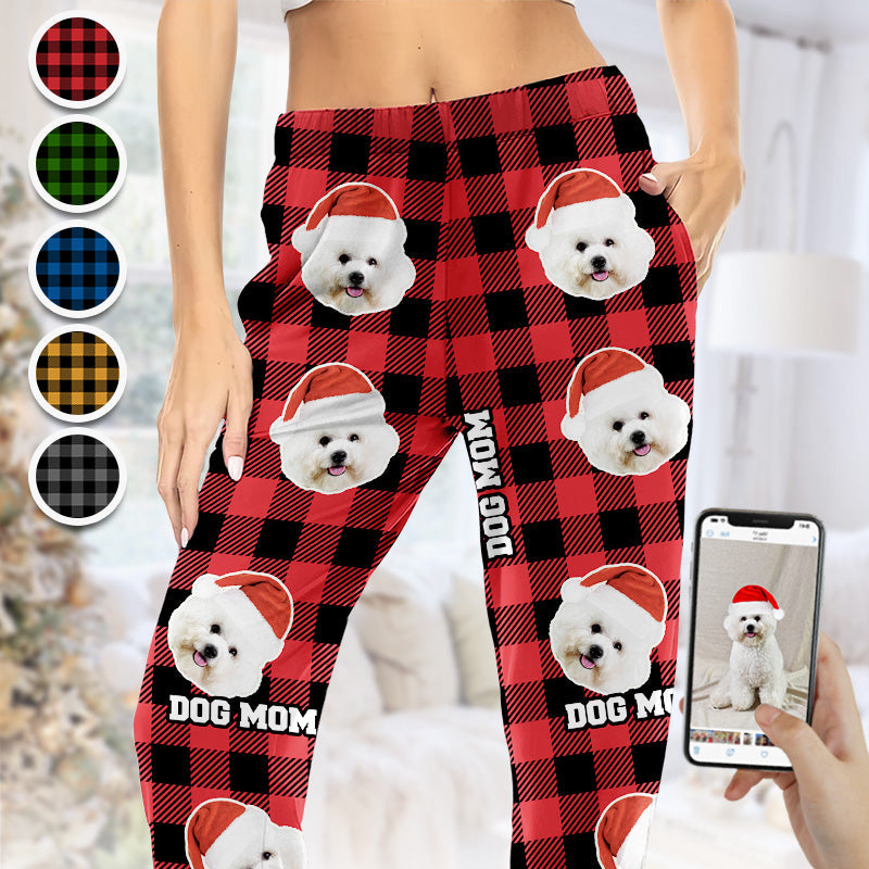 Accepeer Custom Photo It's Christmas Everywhere - Dog Personalized Pajama Pants - Christmas Gift For Pet Owners