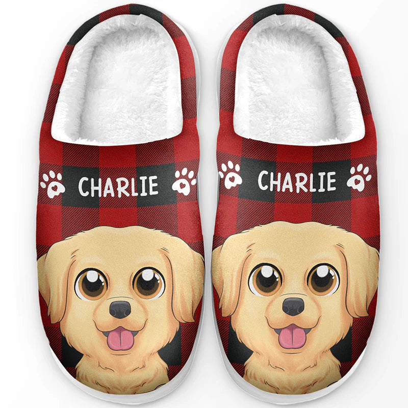 Accepeer | The Wet Nose Comfort Slippers: Personalized Coziness for Pet Lovers