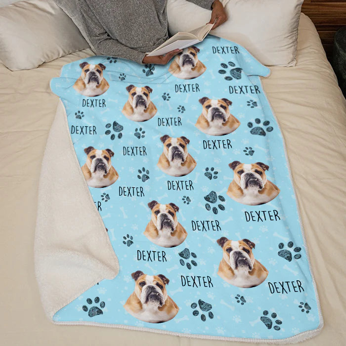 Accepeer Dog Blanket Personalized  | Snuggle with Your Best Friend