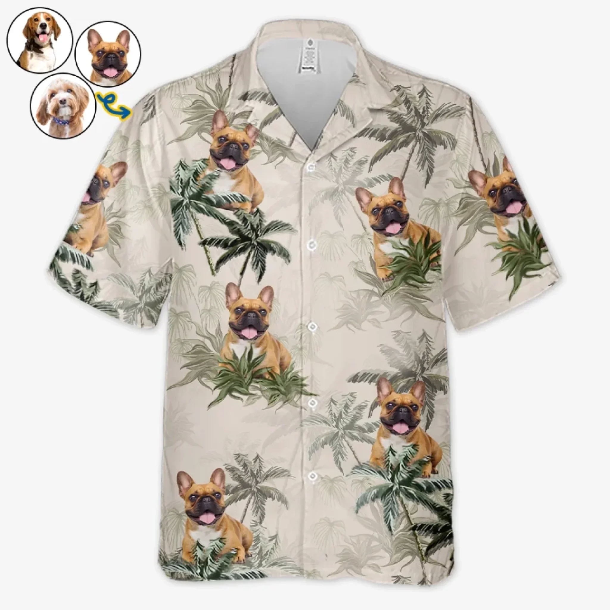 Accepeer | The Island Time Shirt: Personalized Tropical Style for Pet Lovers