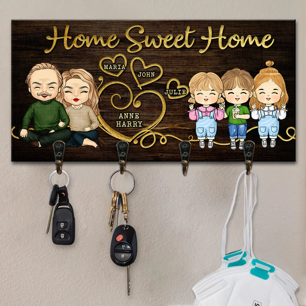 Accepeer | Never Lose Your Keys (& Your Mind) Again | Personalized Key Hanger