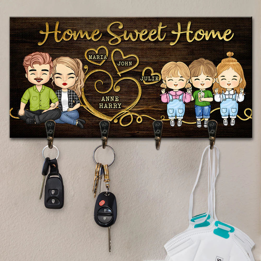 Accepeer | Never Lose Your Keys (& Your Mind) Again | Personalized Key Hanger