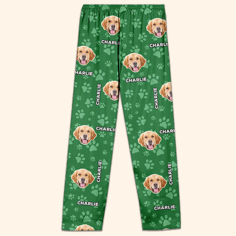Accepeer Custom Photo Me & My Best Friend - Dog & Cat Personalized Pajama Pants | Unique Pet Lover Gift