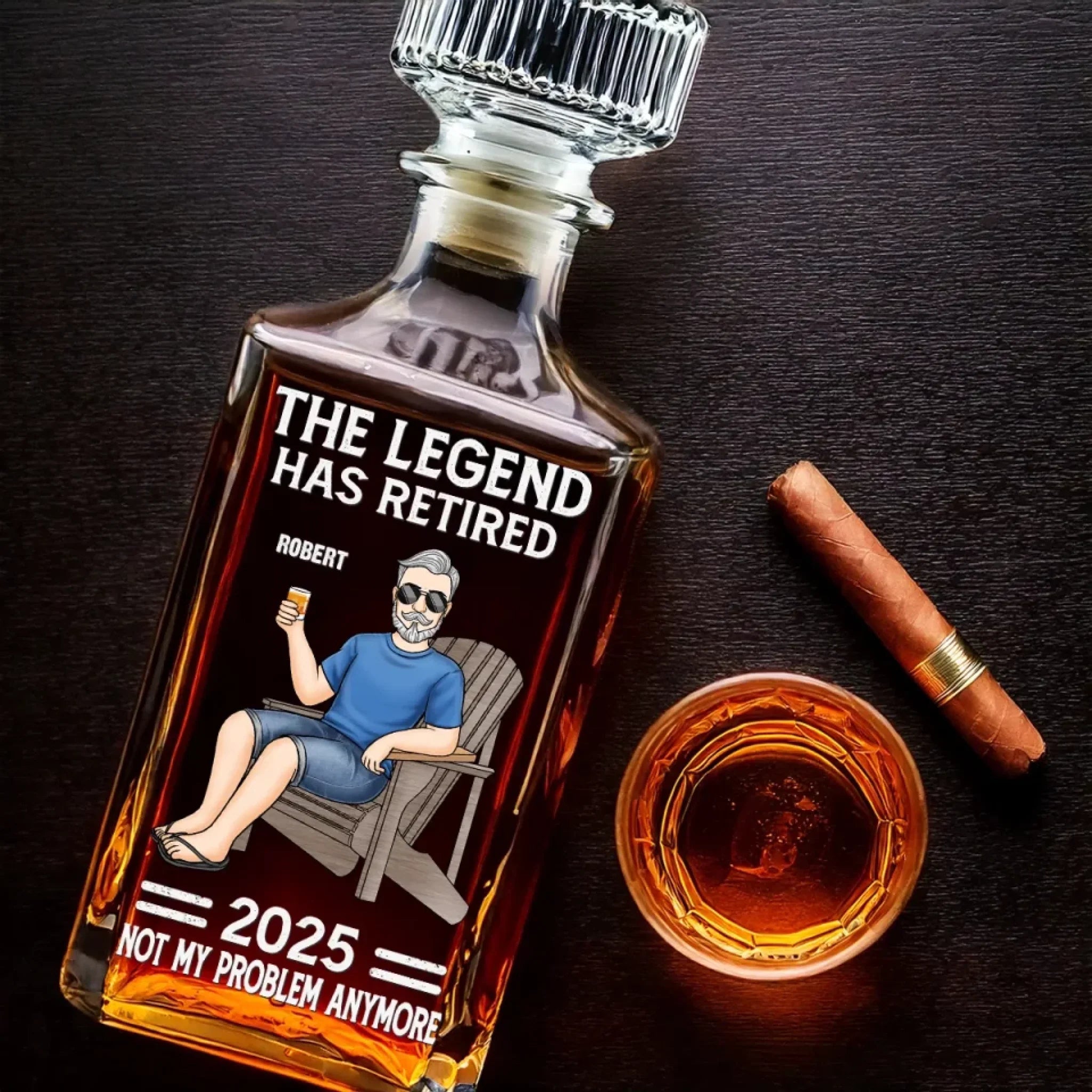 Accepeer | The Signature Reserve: Personalized Whiskey Bottle for Dad